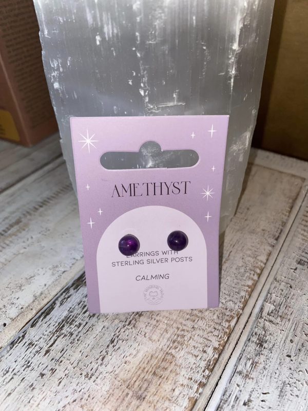 Amethyst Crystal Earring