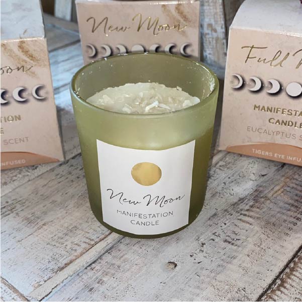 Orange New Moon Candle