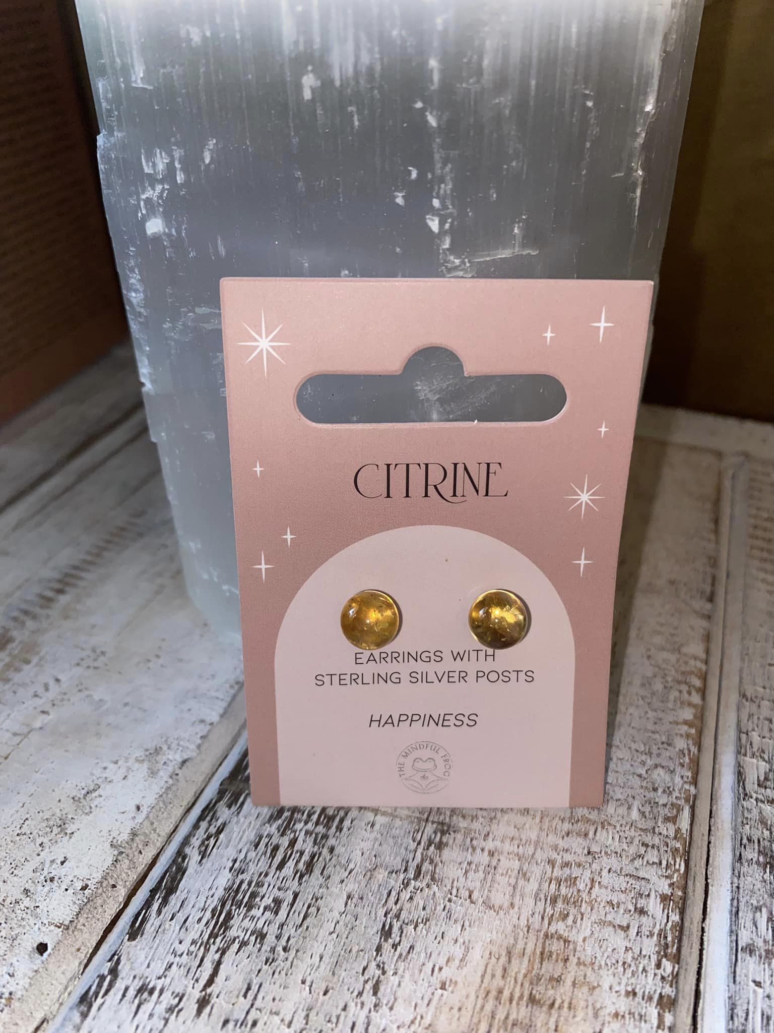 Citrine Crystal Earrings