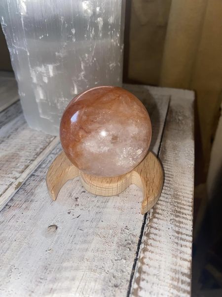 Fire Quartz Crystal Sphere