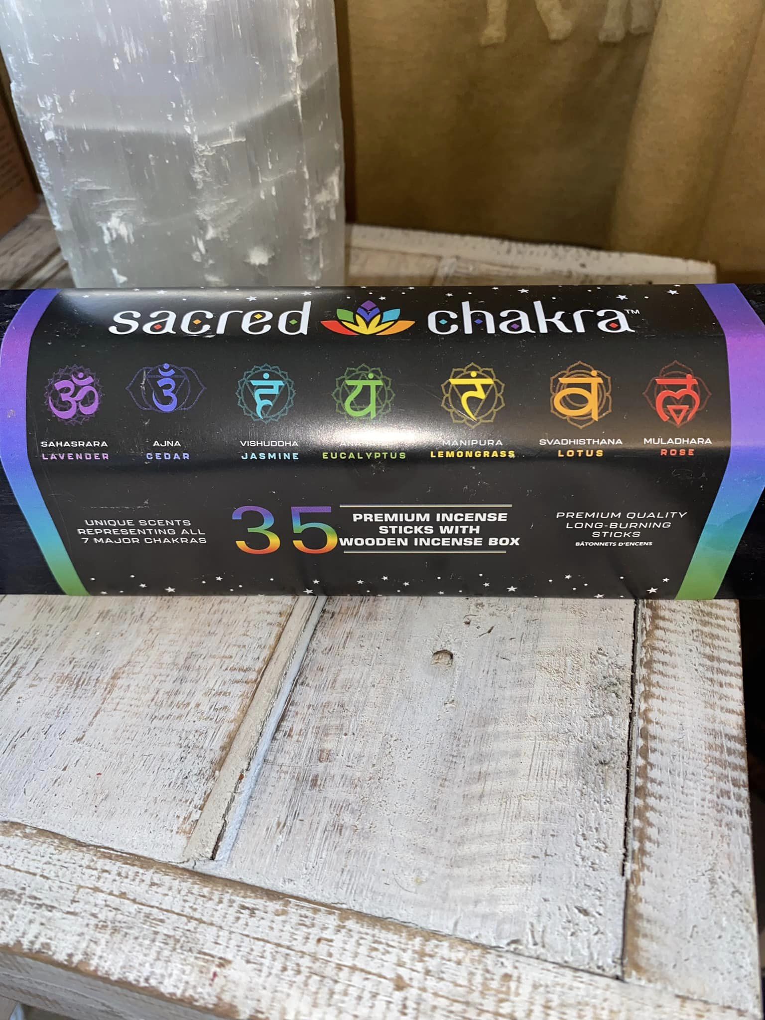 Sacred Chakra incense stick box - Image 2