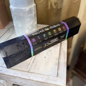 Sacred chakra incense stick box