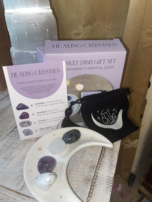 Stress Relief/ Anxiety Reduction/ Sleep Better crystal tray