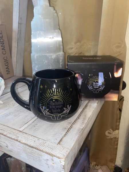 Colour Changing Fortune-teller mug Black