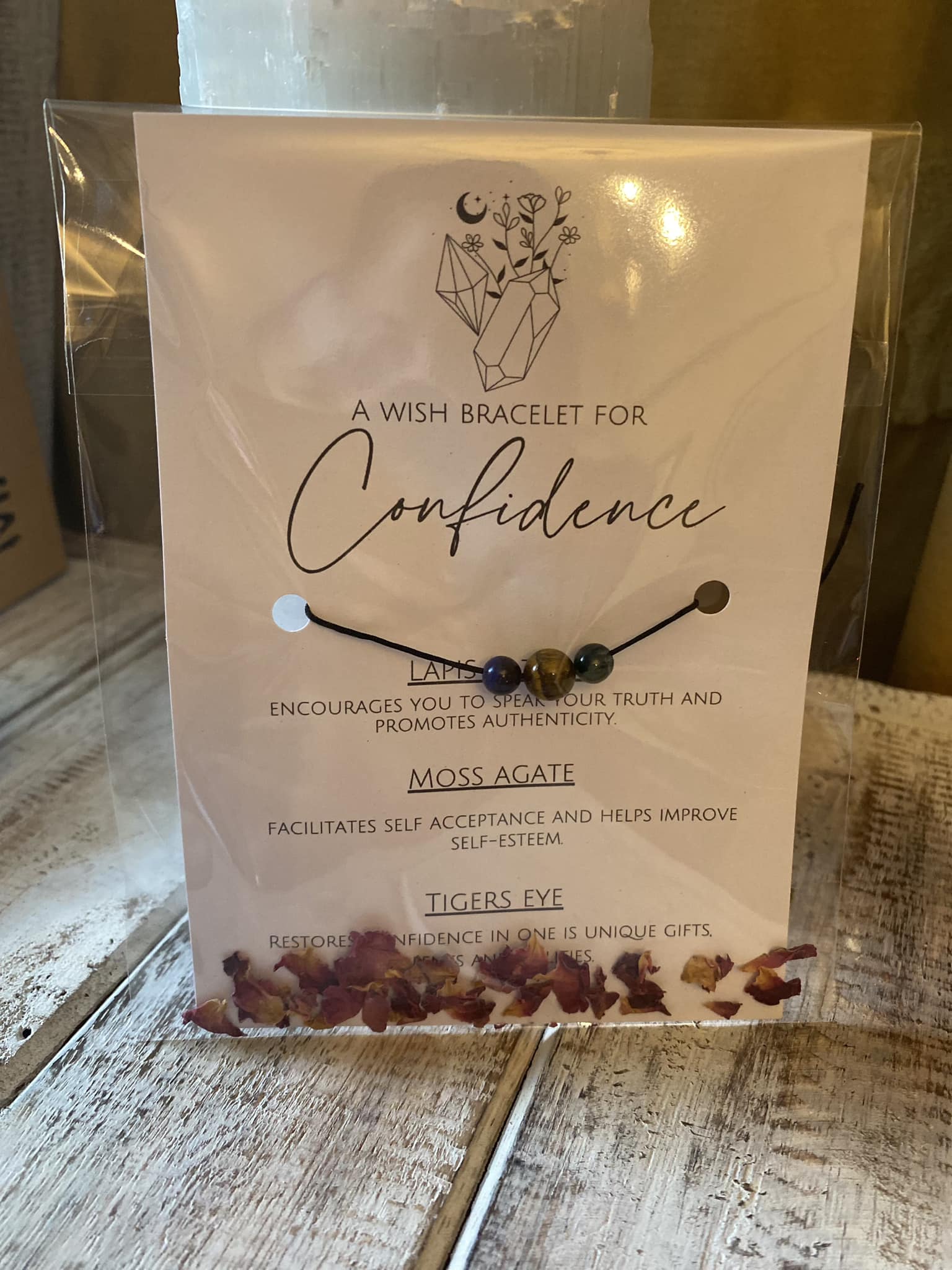 Confidence Crystal Wish Bracelet - Image 2