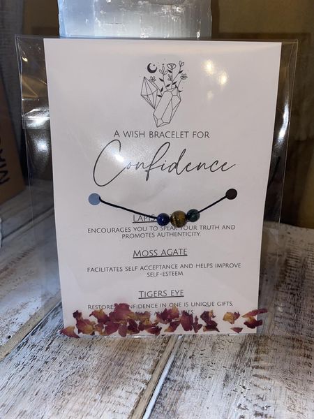 Confidence Crystal Wish Bracelet