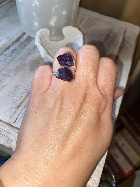 Raw Amethyst Ring - Image 2