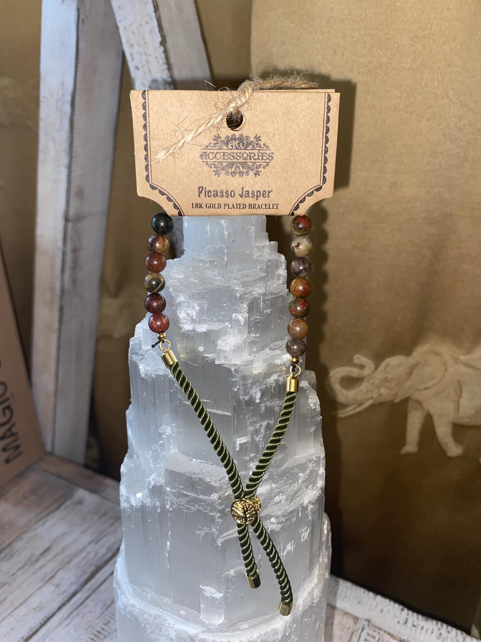 Picasso Jasper Bracelet - Optimistic & Joyful Energy