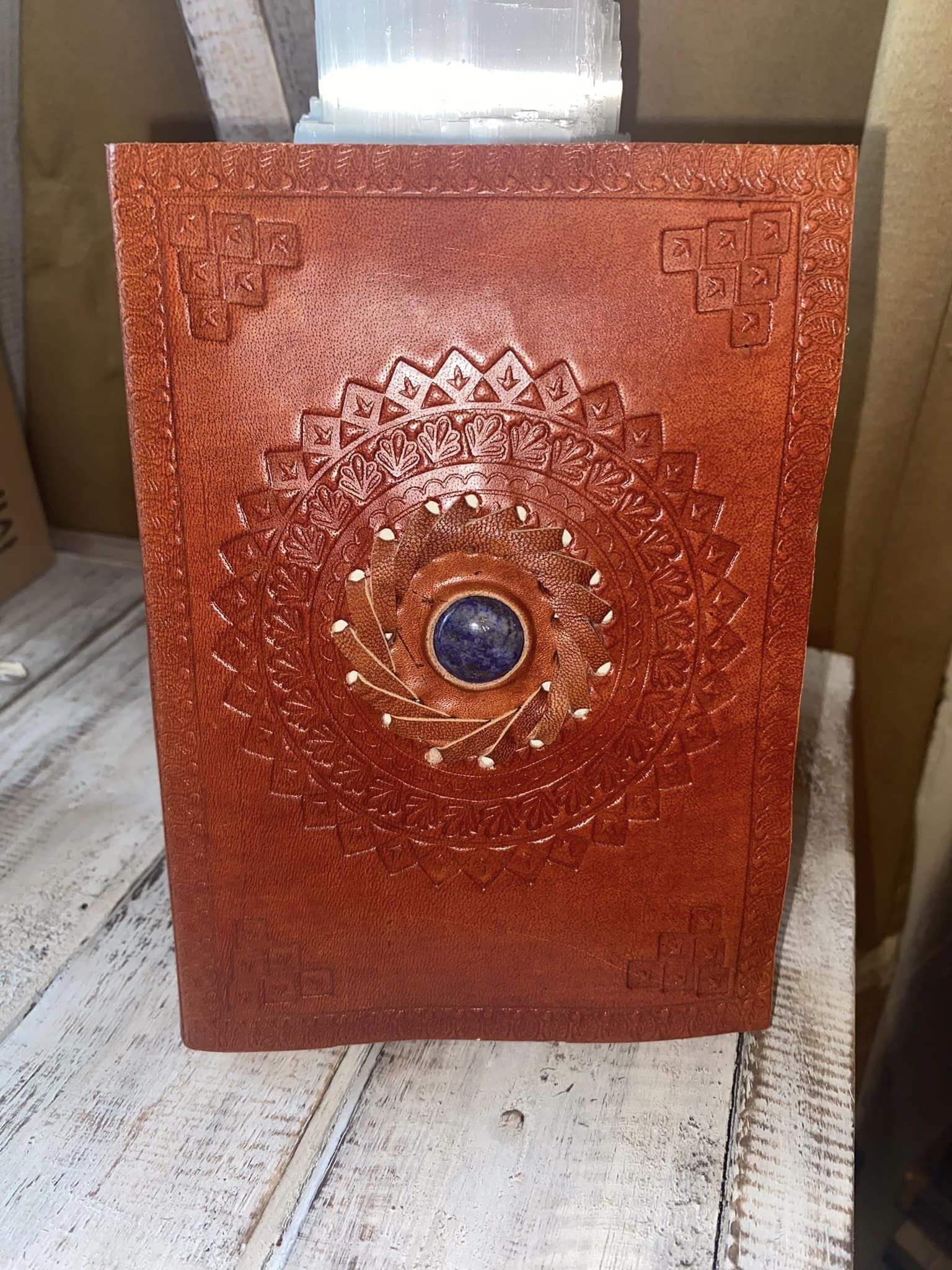 Leather Lapis Notebook